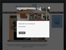 Tablet Screenshot of buenaventuragallery.org